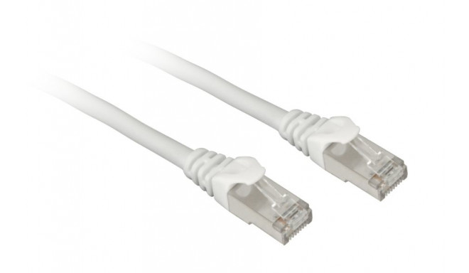 Sharkoon patch network cable SFTP, RJ-45, with Cat.7a raw cable (white, 10 meters)
