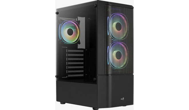 Aerocool computer case Quantum Mesh v3 TG ATX, black (ACCM-PV31133.11)