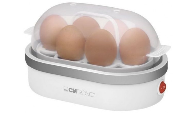 Clatronic egg cooker EK 3497 400W, white/silver