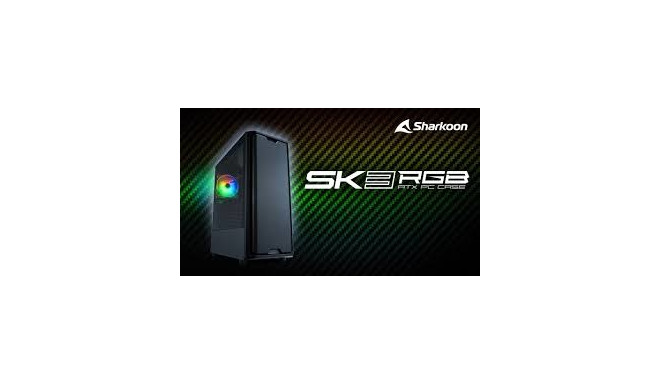 Sharkoon SK3 RGB, tower case (black)