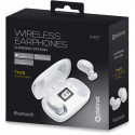 Platinet wireless earbuds Mist, white  (PM1020W)