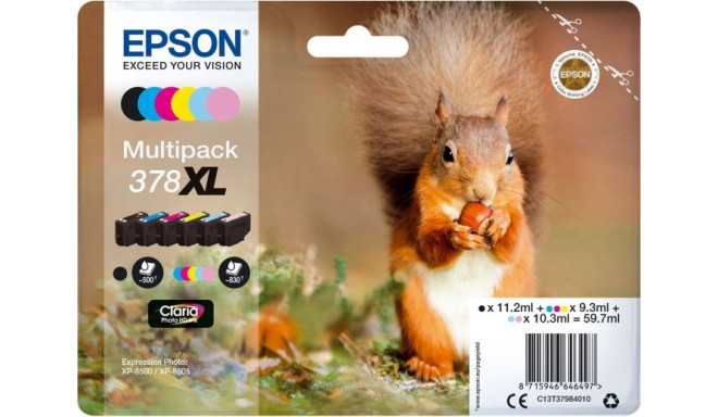 Epson Multipack 378XL C13T37984010