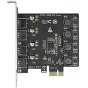 DeLOCK PCIe x1 K 4x ext USB-A BU SS USB - 90509