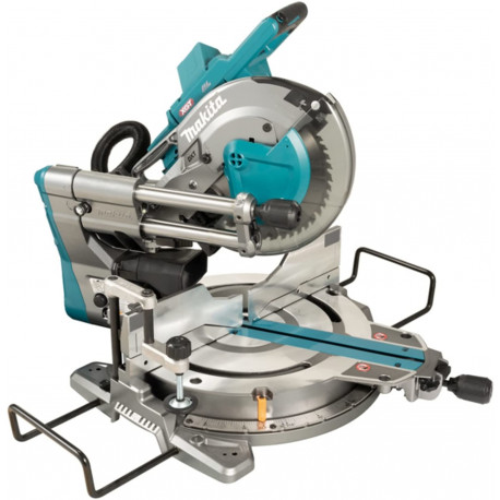 Akku-Kapp-und Gehrungssäge LS004GZ01 XGT, 40Volt + Funk Adapter, Kapp- und Gehrungssäge (blau, Bluet