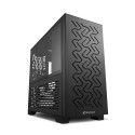 Sharkoon MS-Z1000, gaming tower case (black, tempered glass side panel)