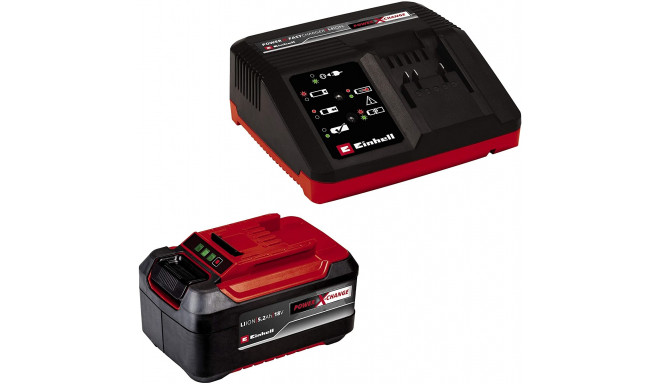 Einhell PXC starter kit 5.2Ah & 4A fast charger, set (black)