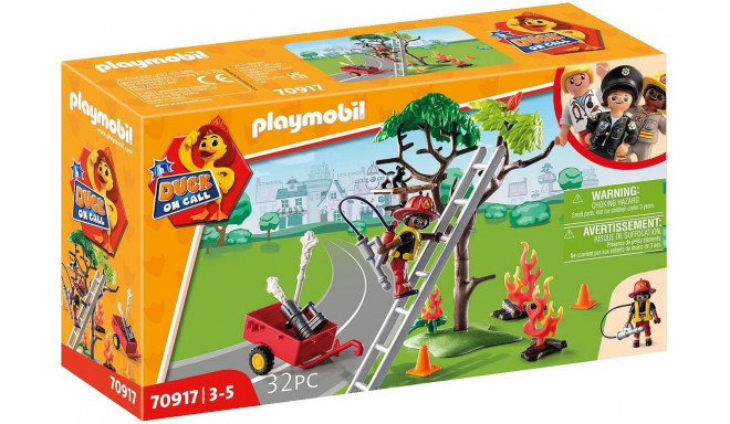 PLAYMOBIL 70917 DUCK ON CALL - fire brigade action. Save the cat!, construction toy