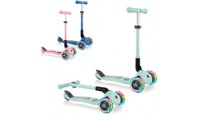 GLOBBER Junior Foldable Fantasy Lights, Scooter (mint, mint-Tribal)