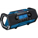 Bosch GPB 18V-2 C, construction site radio (blue, jack, Bluetooth, FM)