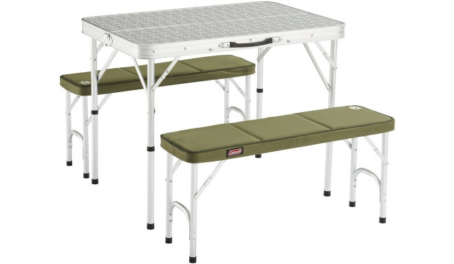 Coleman]SLIM 4-FOLDING TABLE＆BBQグリル Coleman 4 Person Pack-Away