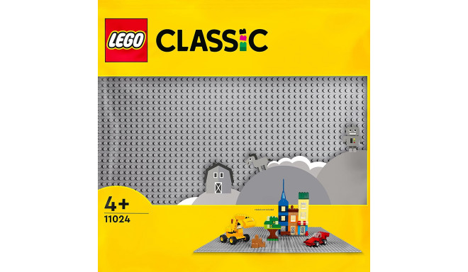 LEGO 11024 Classic Gray Building Plate, Construction Toy (square base plate with 48x48 studs as a ba