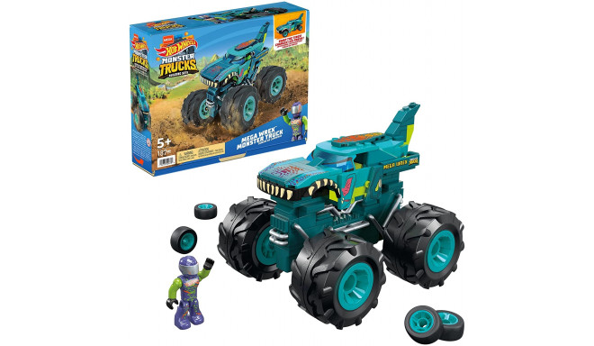 Mega Construx Hot Wheels Mega Wrex Monster Truck Construction Toy