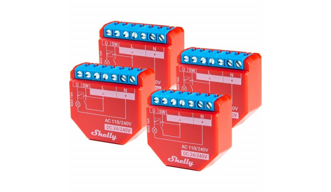 Shelly 1PM Plus, Relay (4-pack)