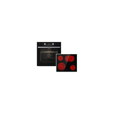 gorenje Black Set 4 pyrolysis, oven set (stainless steel)