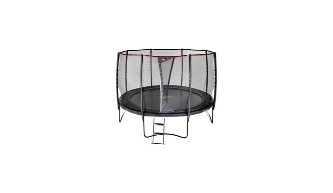 Exit Toys PeakPro trampoline, fitness device (black, round, 366 cm diameter, incl. safety net and la
