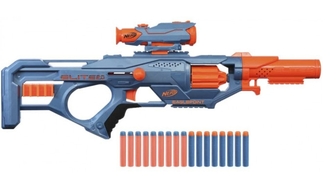 Hasbro Nerf Elite 2.0 Eaglepoint RD-8, Nerf Gun (blue-grey/orange)