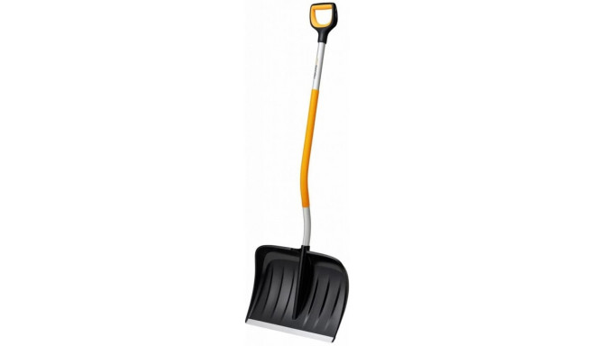 Fiskars X-series ergonomic snow remover, curved, snow shovel (black/yellow, 53cm)