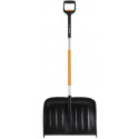 Fiskars X-series telescopic snow plow, snow shovel (black/yellow, 53cm)