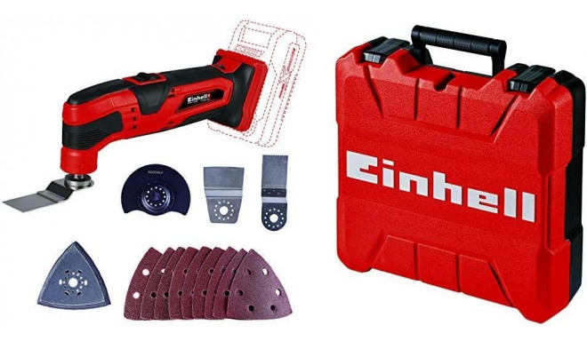 Einhell cordless multifunction tool TC-MG 18 Li-Solo, 18V, multifunction tool (red/black, without ba