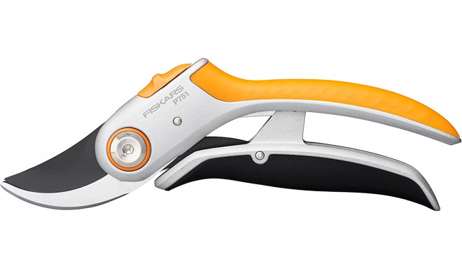 Fiskars Plus PowerLever bypass secateurs metal P751 (orange/black)