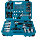 Makita Tool set E-08458, 1/2, 1/4 and 3/8 (blue, 87 pieces, with 2 reversible ratchets)