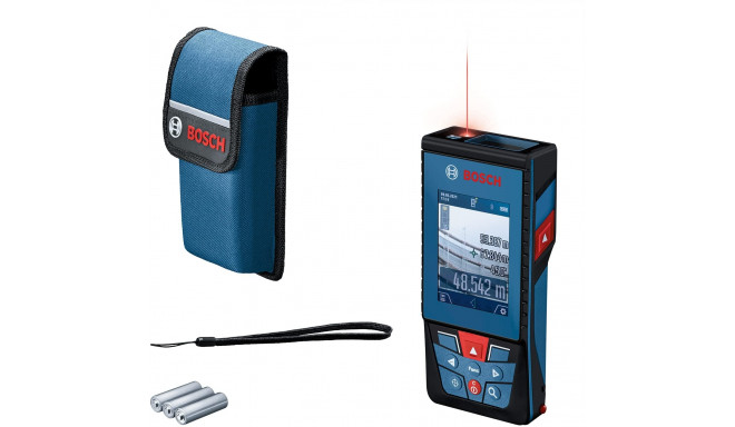 Bosch Laser rangefinder GLM 100-25 C Professional (blue/black, range 100m, red laser line)