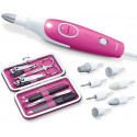 Beurer MP 44 manicure/pedicure set, nail care (pink/white, incl. nail care set)