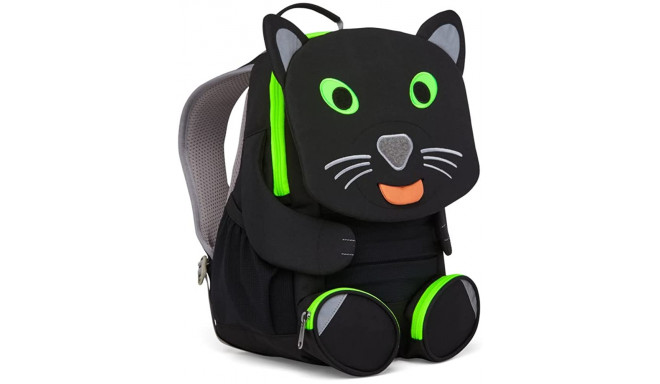 Affenzahn Big Friend Black Panther, backpack (black/neon green)