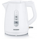 Severin WK 3411, kettle (white, 1.0 liter)