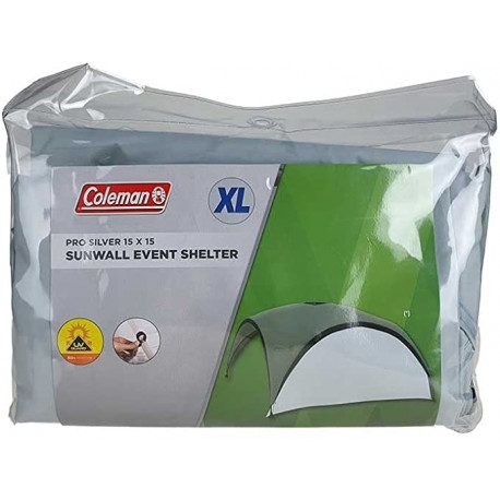 Sunwall XL, Seitenwand für Event Shelter Pro XL 4,5m (silber)