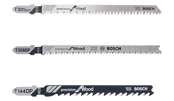 Bosch Wood Precision jigsaw blade set, 30 pieces, saw blade set (ToughBox)