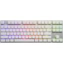 Sharkoon PureWriter TKL RGB, gaming keyboard (white, US layout, kailh choc low profile red)