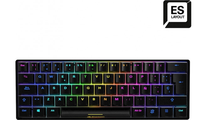 ES layout - Sharkoon SKILLER SGK50 S4, gaming keyboard (black, Kailh Red)