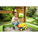 BIG Power-Worker tipper + figure, toy vehicle (yellow/grey)