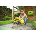 BIG Power-Worker excavator + figure, toy vehicle (yellow/grey)