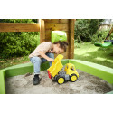 BIG Power-Worker tipper + figure, toy vehicle (yellow/grey)