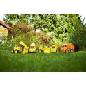 BIG Power-Worker tipper + figure, toy vehicle (yellow/grey)