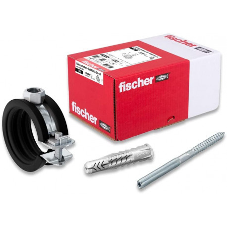 FISCHER pipe clamp set FGRS 20-24, with dowels (10 pieces)