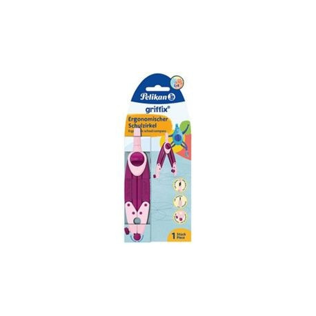 Pelikan school compass Griffix GZ/1/B (purple, with tip protection)