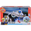 Simba Fireman Sam Police Wallaby, Toy Vehicle (White/Blue, With Light and Sound)