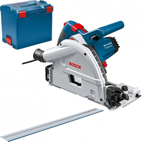 Bosch Plunge saw GKT 55 GCE Professional, with FSN 1400, hand-held circular saw (blue, 1,400 watts,