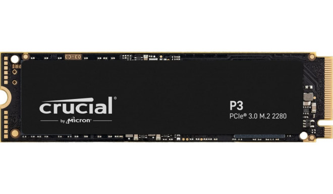 Crucial P3 2TB, SSD - M.2 - PCIe 3.0 x4