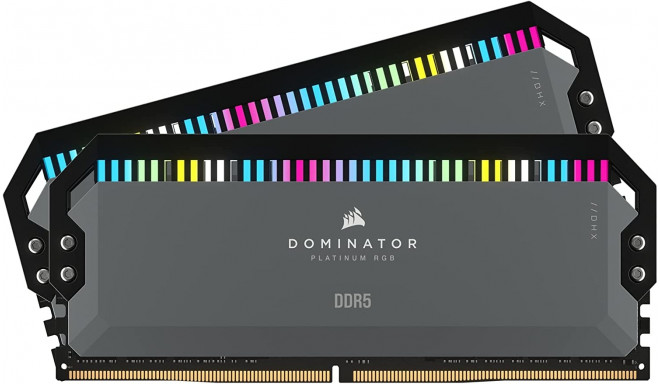 Corsair DDR5 - 32GB - 5200 - CL - 40 - Dual Kit, memory (black, CMT32GX5M2B5200Z40, Dominator Platin