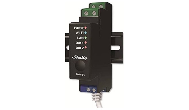 Shelly Pro 2PM, Relay (2 channels)