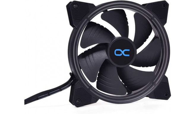 Alphacool Eiszyklon Aurora LUX PRO Digital RGB 140x140x25mm, case fan (black)