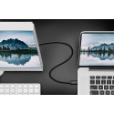 goobay USB adapter cable, USB-C connector > DisplayPort connector (black, 1.2 meters, 4K 60Hz)