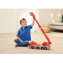 Simba Fireman Sam 2-in-1 rescue crane, toy vehicle (red/yellow)