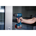 Bosch Cordless Drill GSR 18V-45 Professional, 18V (blue/black, 2x Li-Ion battery 2.0Ah, in L-BOXX)