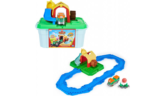 Spin Master Mighty Express Farm Station Playset with Farm-Frieda, toy vehicle