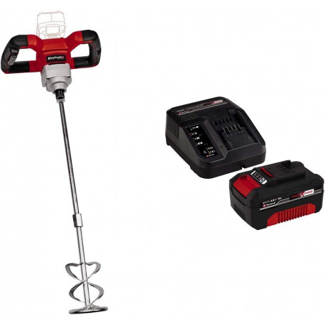 Einhell Cordless paint mortar stirrer TE-MX 18 Li - Solo, 18V, stirrer (red/black, without battery a